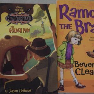 Children SUMMER READING Bundle:  Disney's Golden Paw and Ramona the Brave